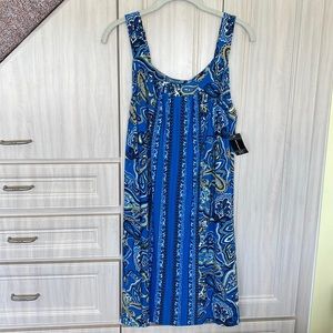 Gorgeous Blue Paisley Sundress - Tag Still Attached!